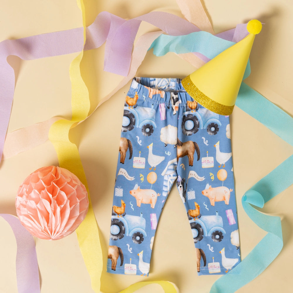 Birthday Farm Animals Leggings | Cotswold Baby Co