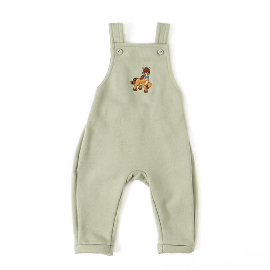 Horse Embroidered Dungarees | Cotswold Baby Co