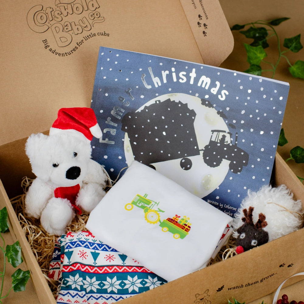 Christmas Eve Box-Vintage Tractor
