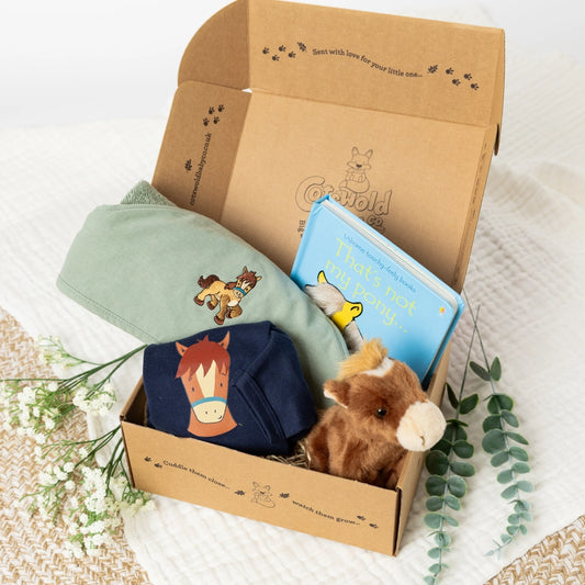 Jimmy Horse Hooded Towel Gift Set | Cotswold Baby Co