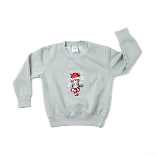 Horse Christmas Embroidered Jumper | Cotswold Baby Co