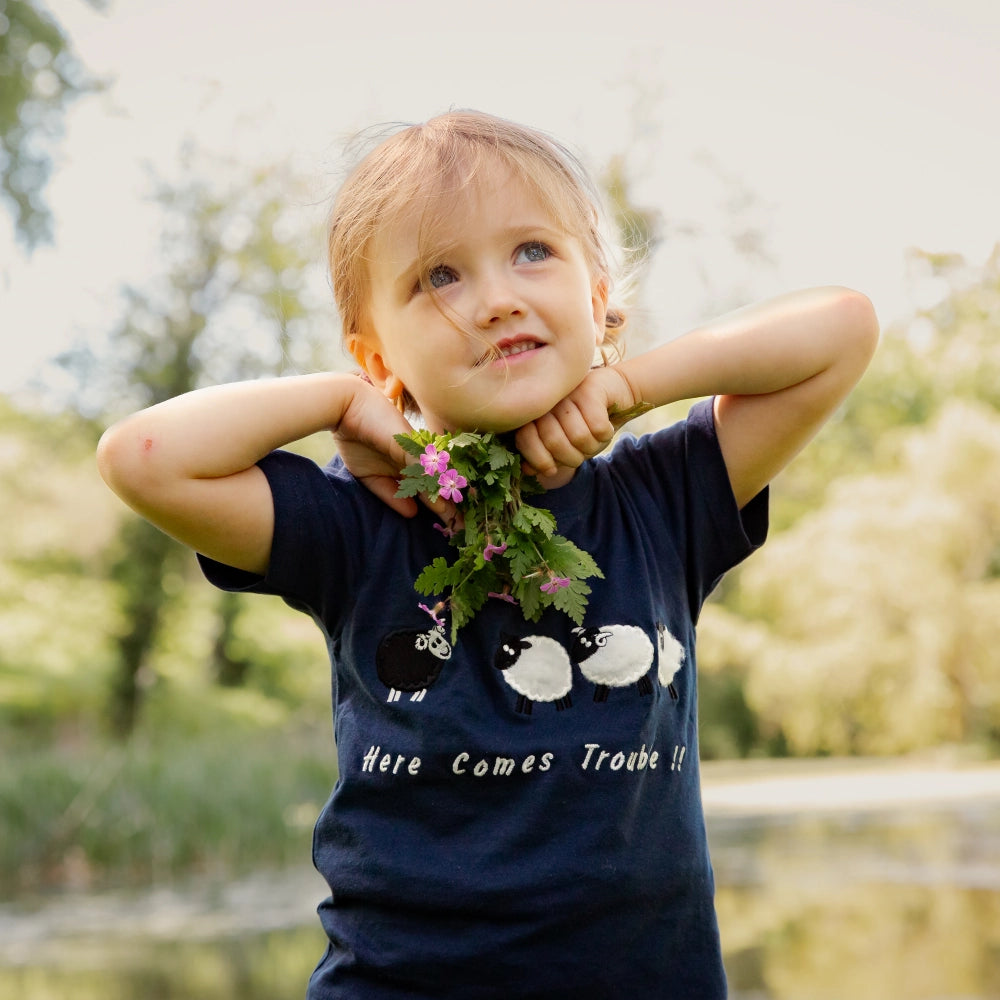 Sheep Navy T-shirt