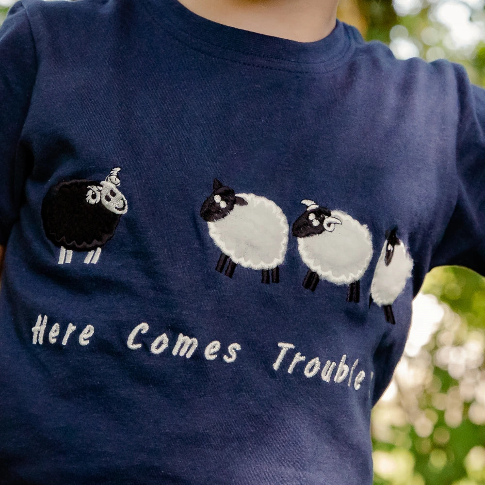 Sheep Navy T-shirt