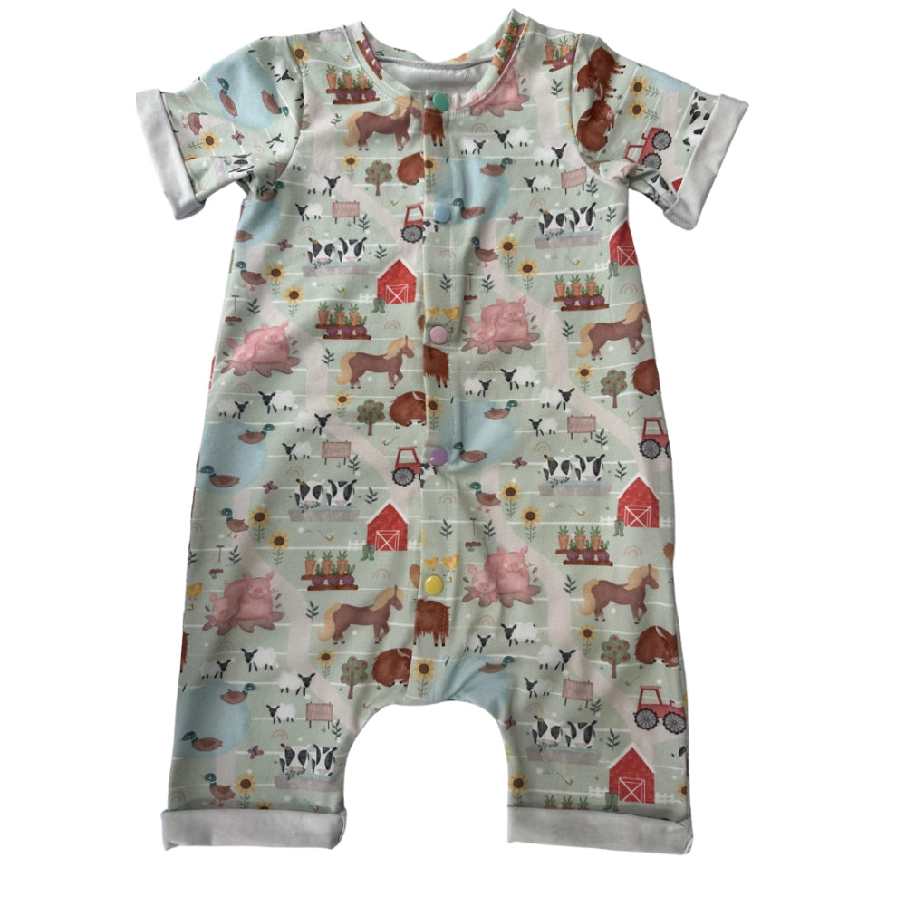 Farm Short Sleeved Romper | Cotswold Baby Co.