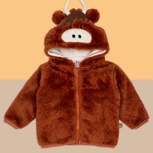 Highland Cow Fluffy Hoodie | Blade & Rose