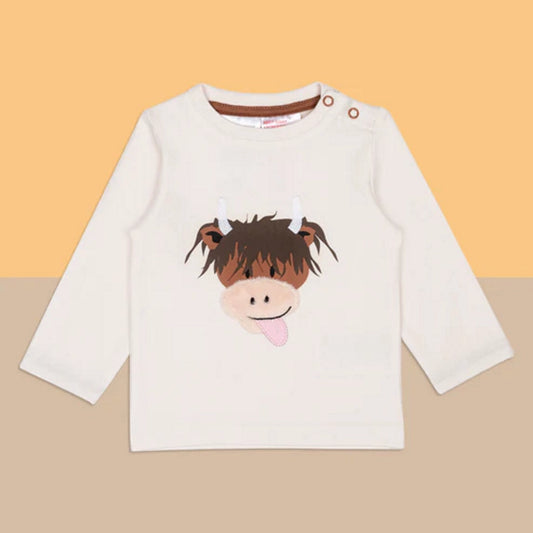 Highland Cow Neutral Top | Blade & Rose