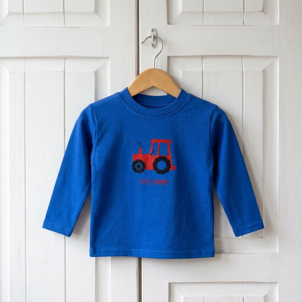 Henry The Little Red Tractor Long Sleeve T-Shirt | Cotswold Baby Co