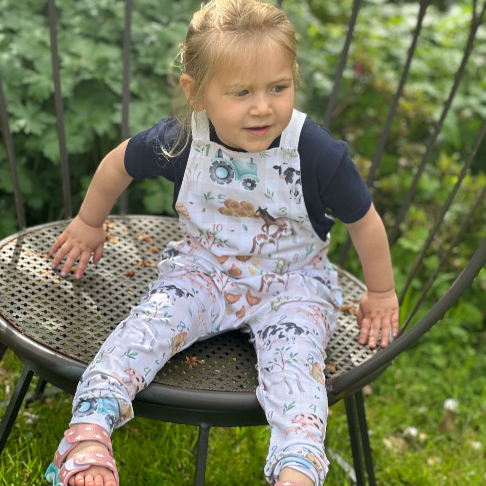 Farm By Numbers Dungarees | Cotswold Baby Co.