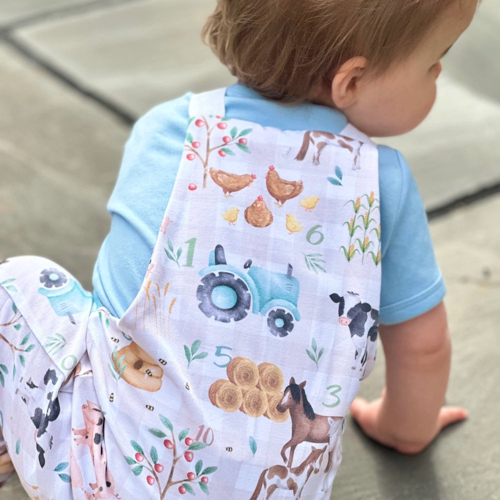 Farm By Numbers Dungarees | Cotswold Baby Co.