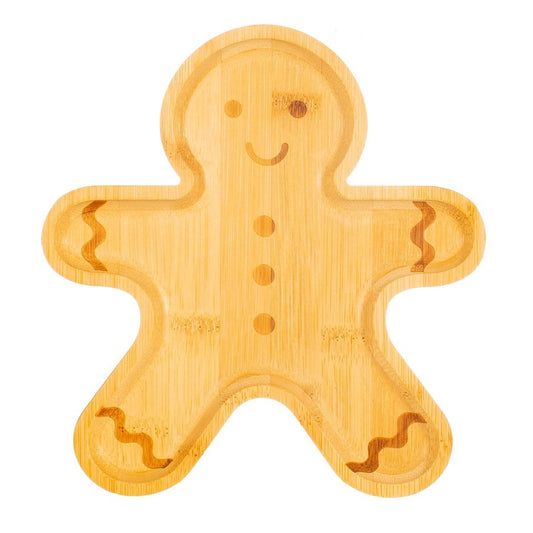 Gingerbread Bamboo Plate