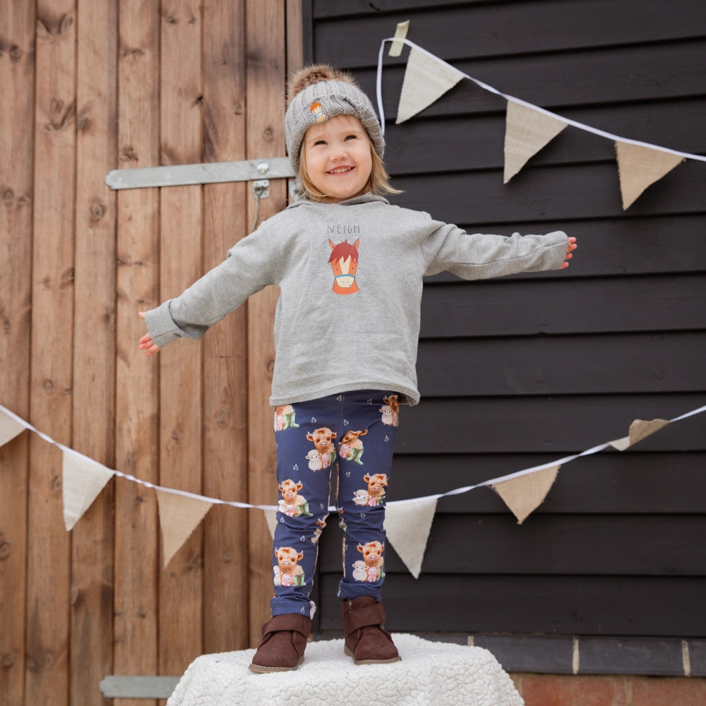 Jimmy Horse Lightweight Hoodie | Cotswold Baby Co