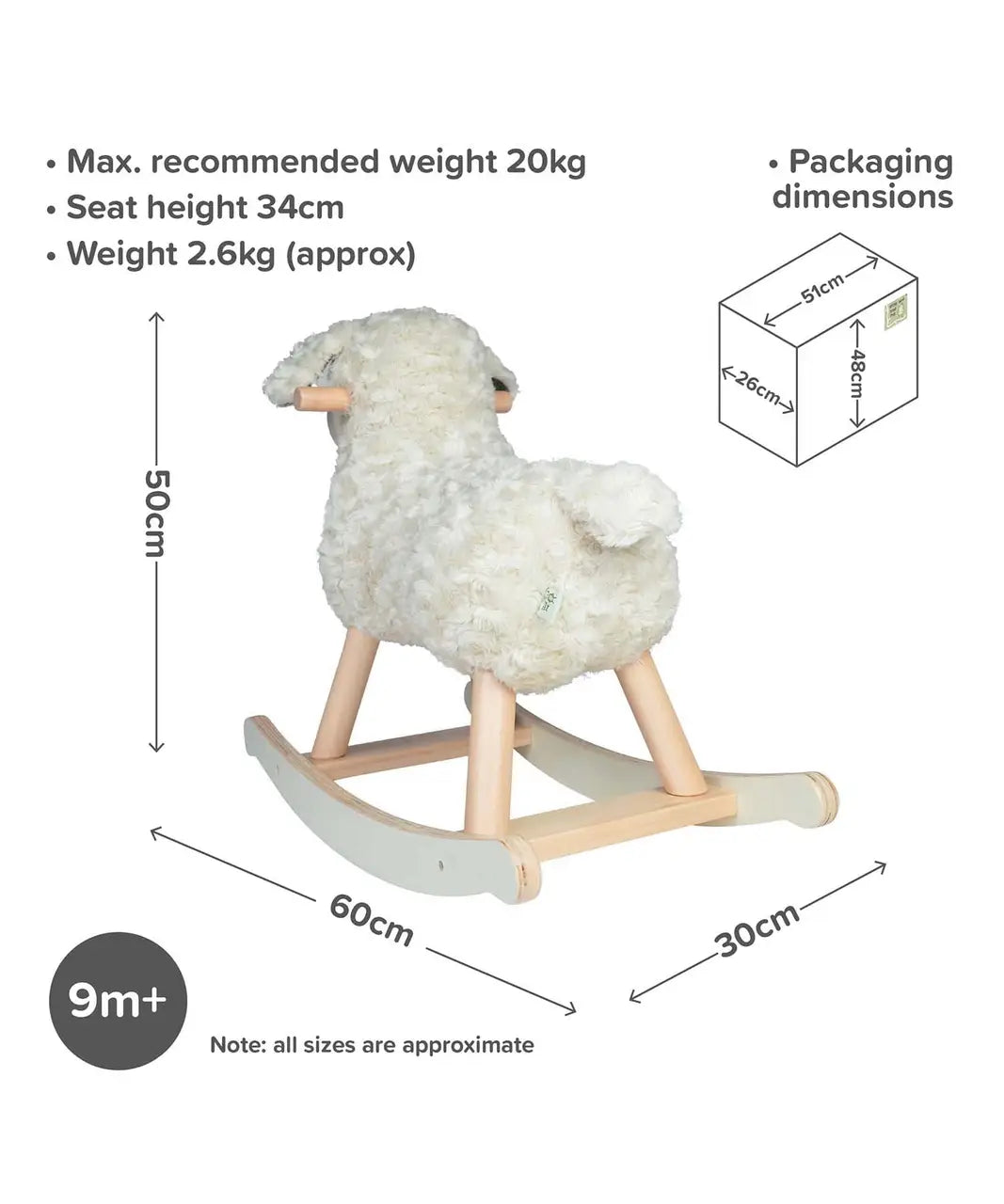 Lambert Sheep Rocking Toy