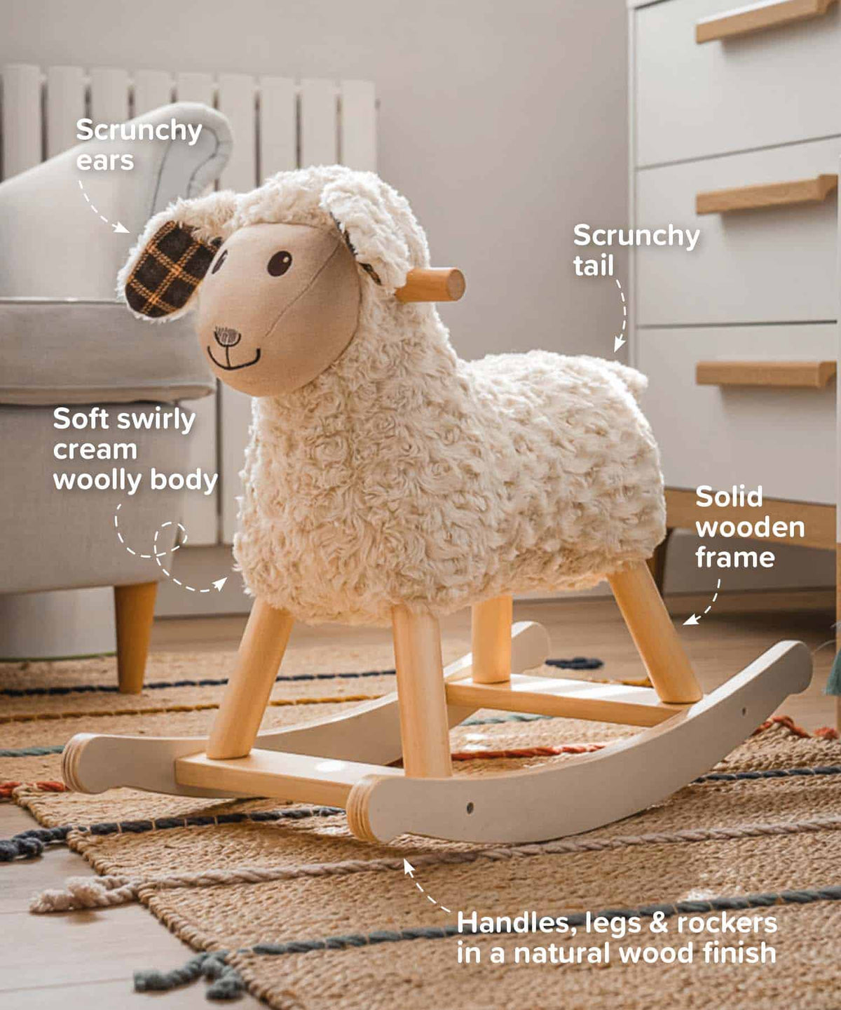 Lambert Sheep Rocking Toy