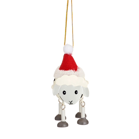 Sheep Hanging Bell Christmas Tree Decoration | Christmas Decoration | Cotswold Baby Co