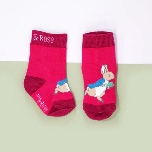 Peter Rabbit Pink Socks | Blade & Rose