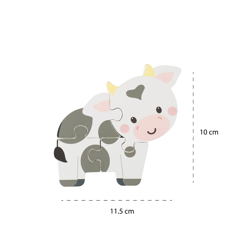 Mini Cow Wooden Puzzle