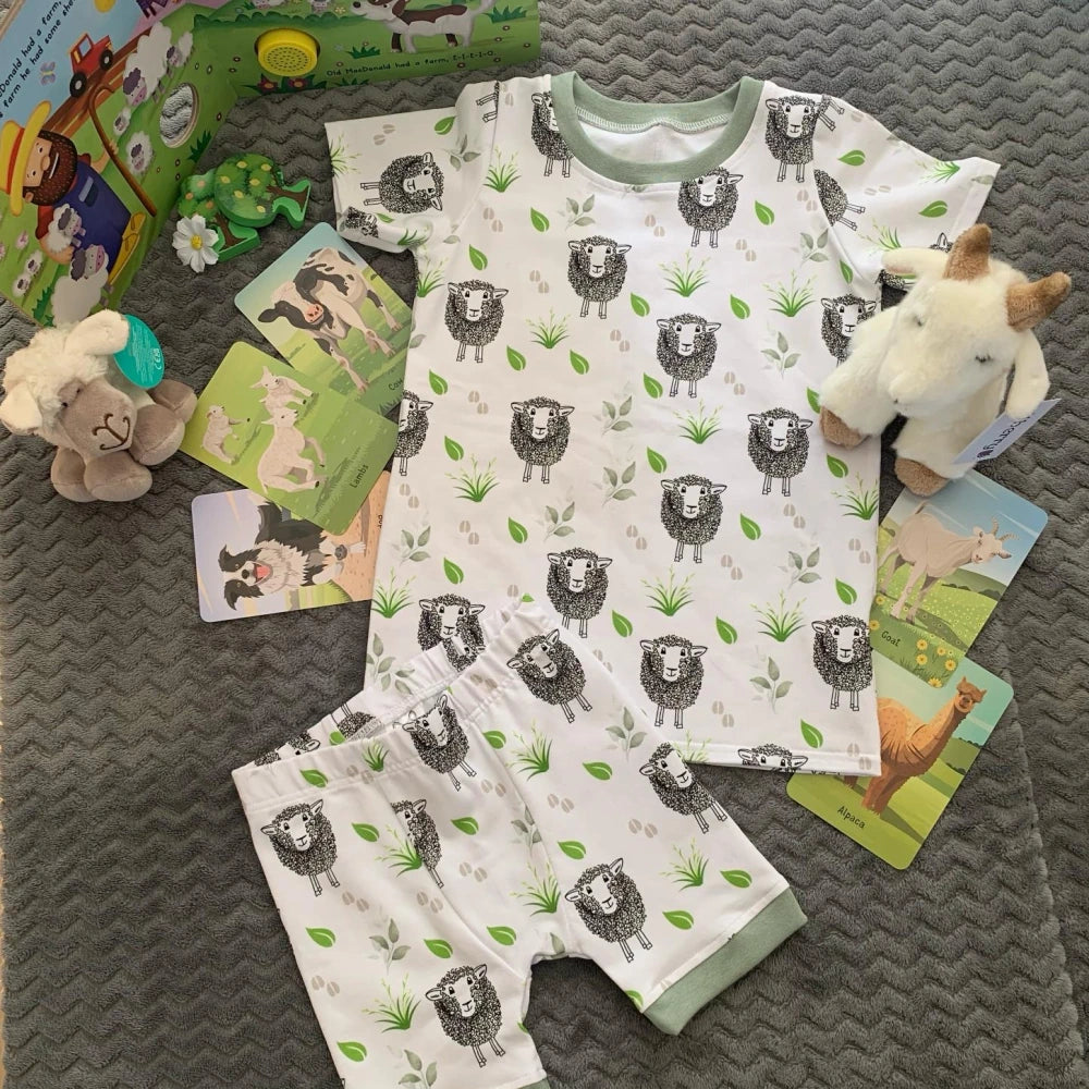 Lamb Shorts & T-shirt | Cotswold Baby Co