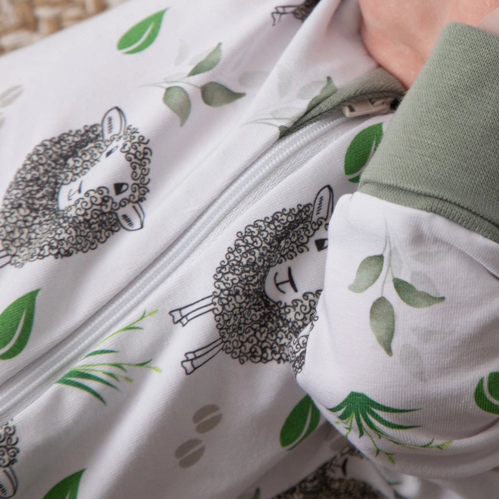 Lamb Zip Up Sleepsuit | Cotswold Baby Co