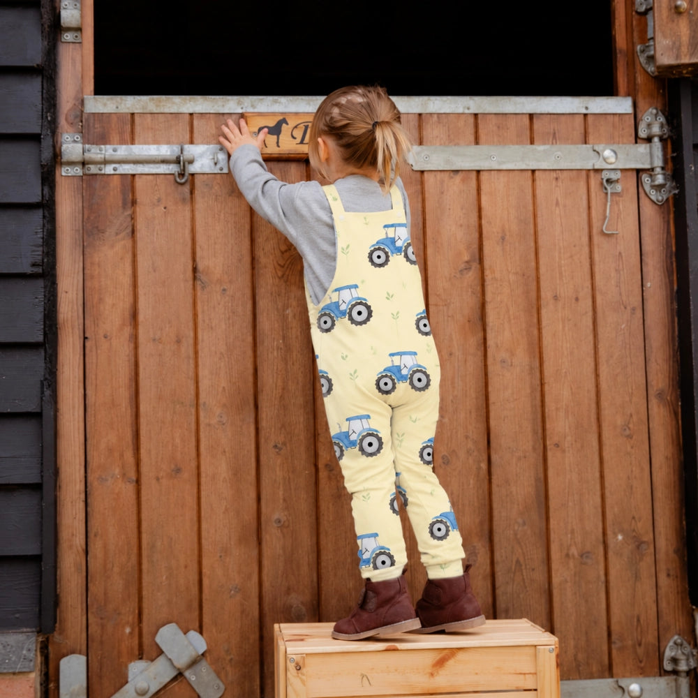 Blue Tractor Dungarees | Cotswold Baby Co