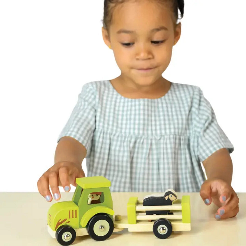 Mentari Tractor & Trailer | Tenderleaf Toys