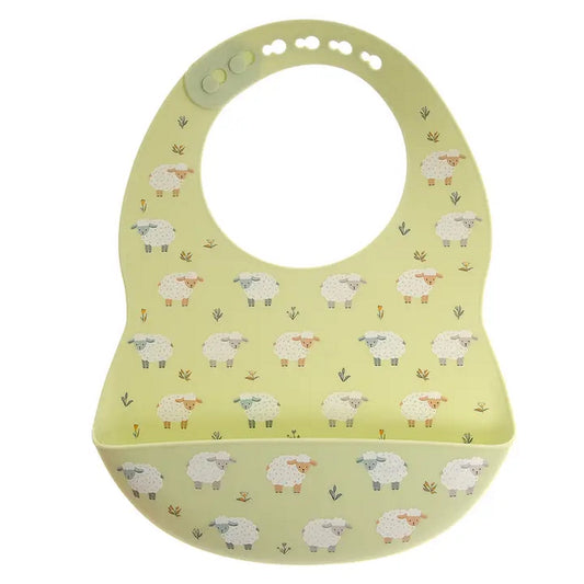 Catch it Silicone Sheep Bib| Ziggle Baby
