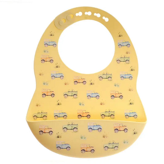 Catch it Silicone Farm Vehicles Bib| Ziggle Baby