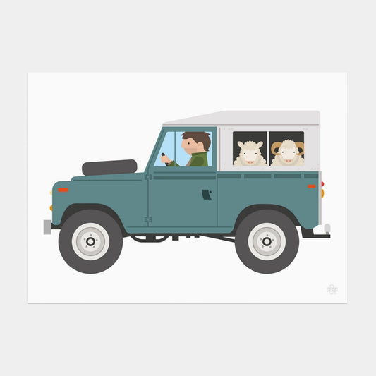 Land Rover A4 Print | Showler & Showler
