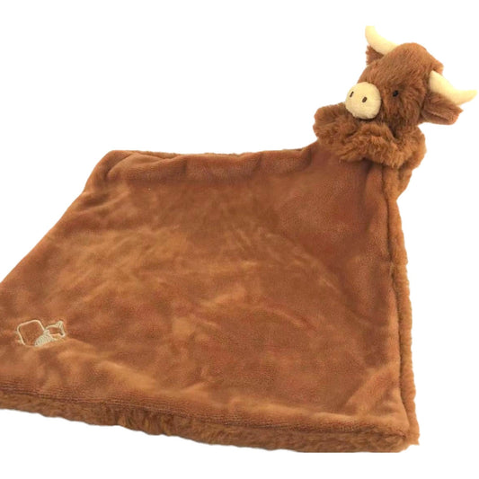 Horned Hamish Highland Cow Baby Comforter