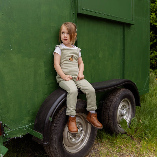 Horse Embroidered Dungarees | Cotswold Baby Co