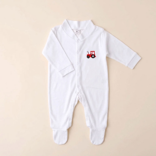 Henry The Little Red Tractor Sleepsuit | Cotswold Baby Co