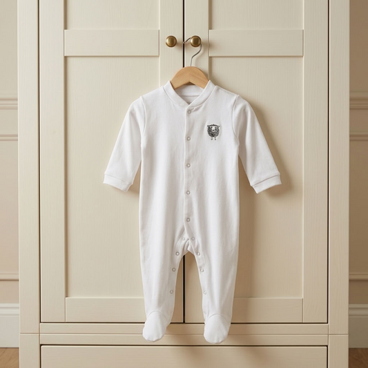 Louis Lamb Sleepsuit | Cotswold Baby Co