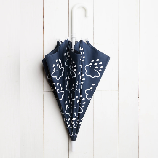 Toddler Navy Blue Colour Changing Umbrella | Grass & Air