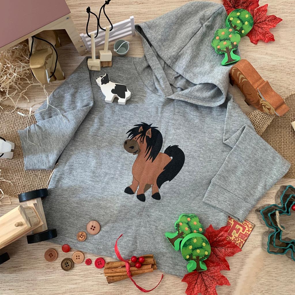 Shetland Pony Lightweight Hoodie | Cotswold Baby Co