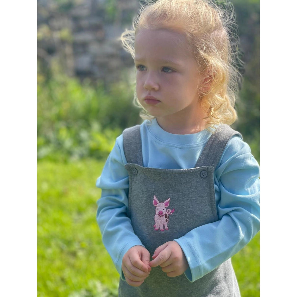 Piglet Embroidered Dungarees | Cotswold Baby Co