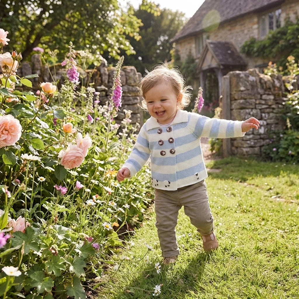 Farmyard Pram Coat | Powell Craft