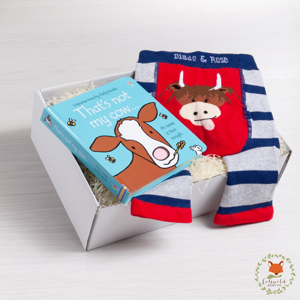 Little Cow Book & Legging Gift Set | Cotswold Baby Co