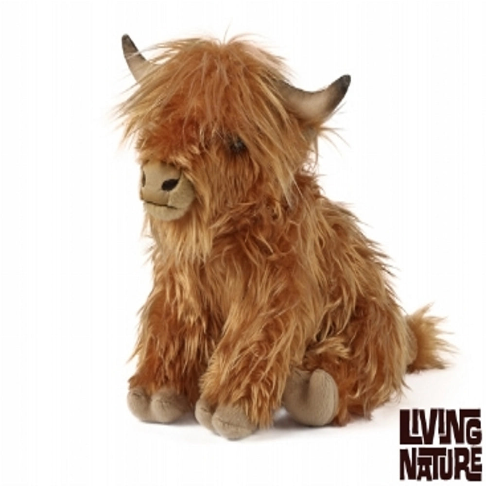 Highland Cow With Sound Soft Toy