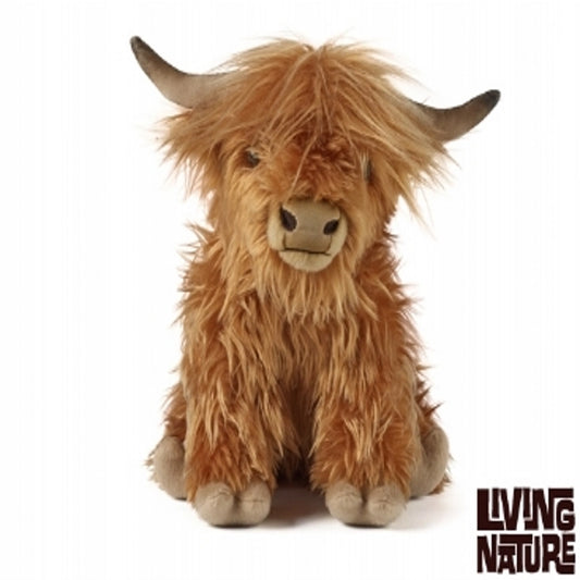 Highland Cow With Sound Soft Toy