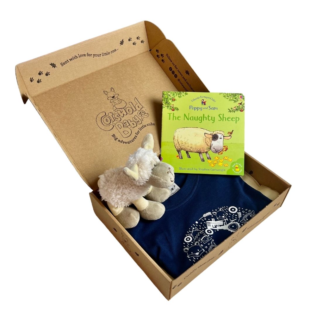 Fun in the Country 2nd Birthday Navy Gift Set by Cotswold Baby Co