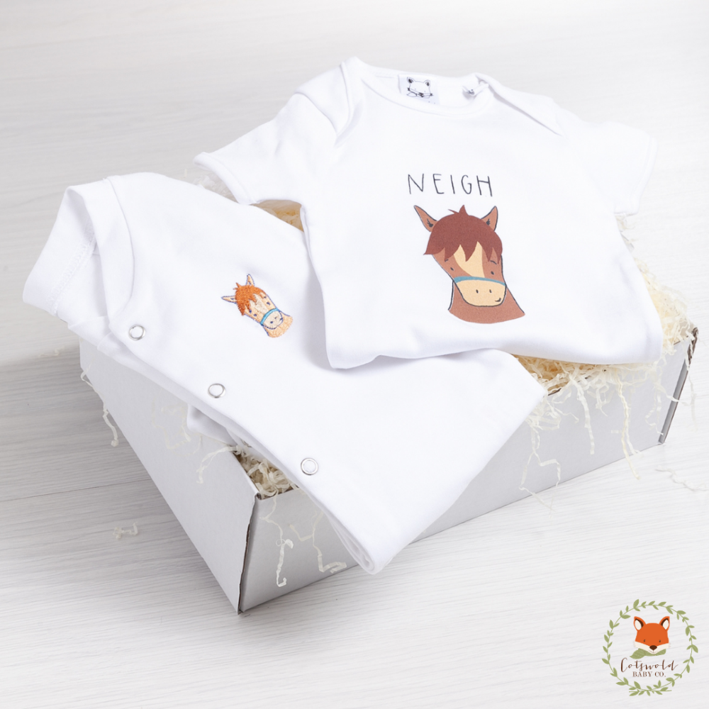 Little Pony Sleepsuit Gift Set | Cotswold Baby Co