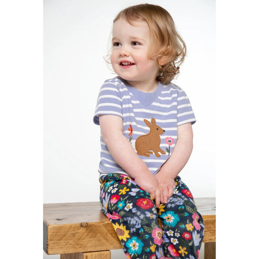 Rabbit Easy On Striped T-shirt | Frugi