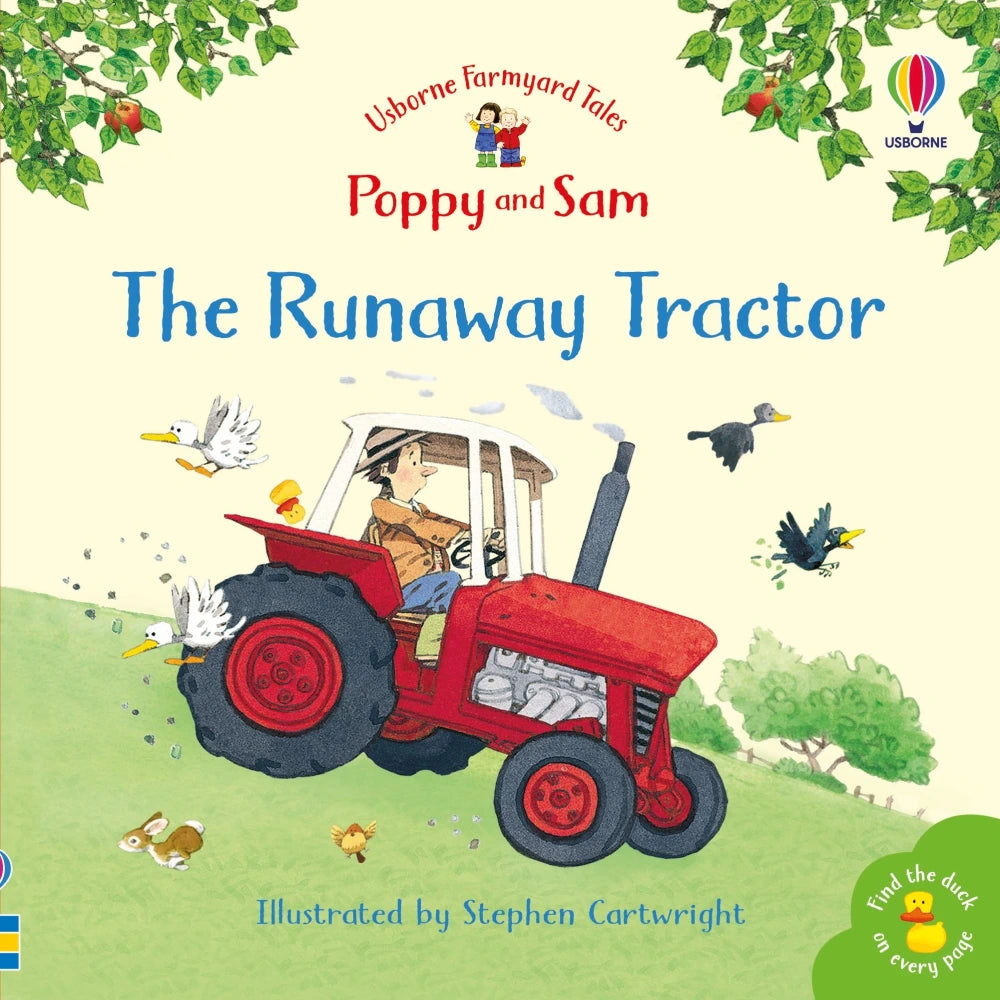 Poppy & Sam Book with Three Jigsaws- Tractors