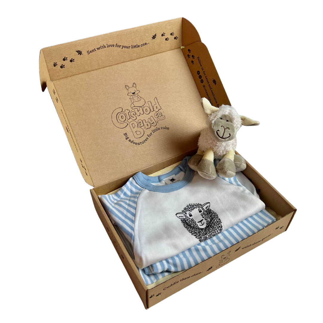 Sweet Dreams Little Lamb Pyjama Gift Set by Cotswold Baby Co.