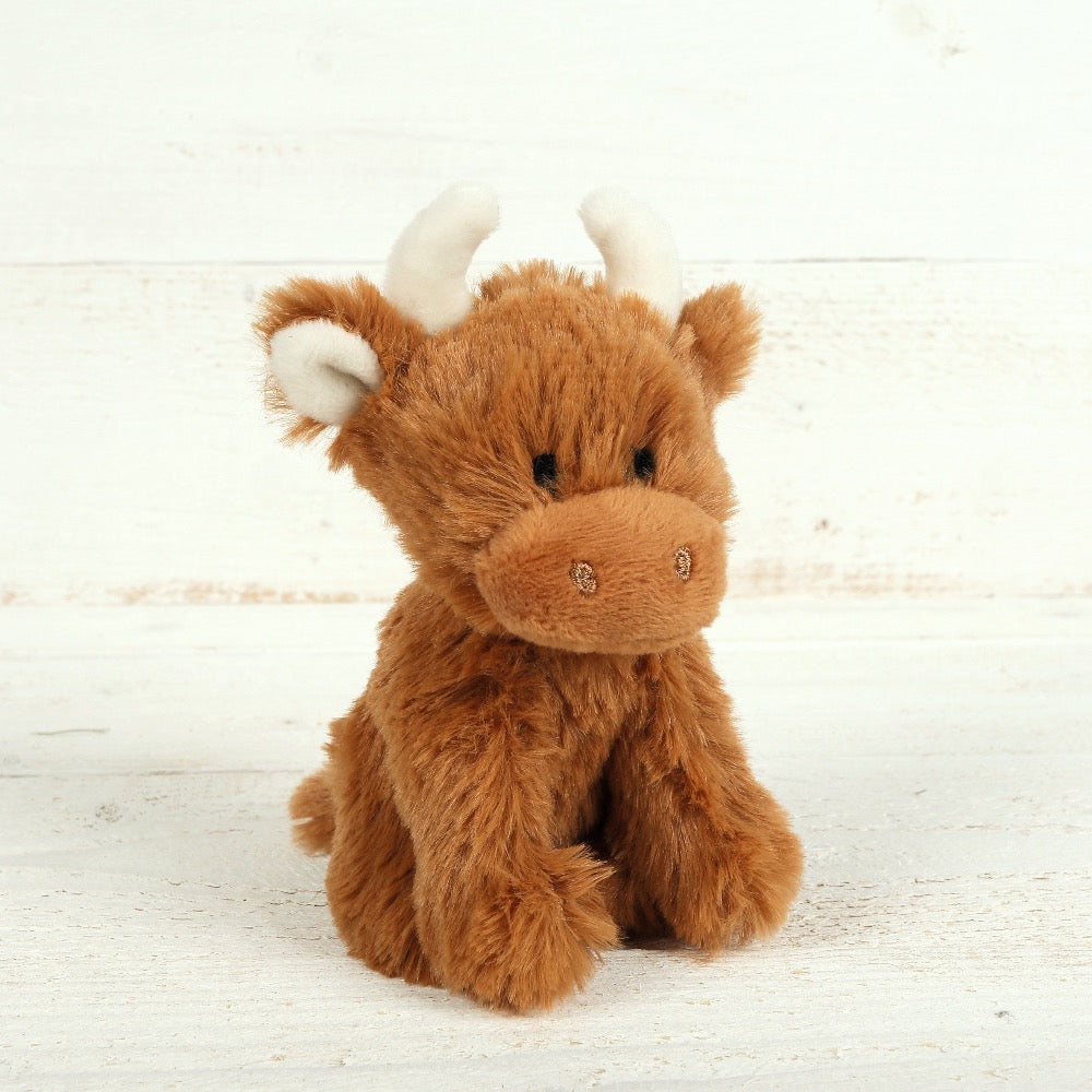 Little Highland Cow Soft Toy by Jomanda | Cotswold Baby Co
