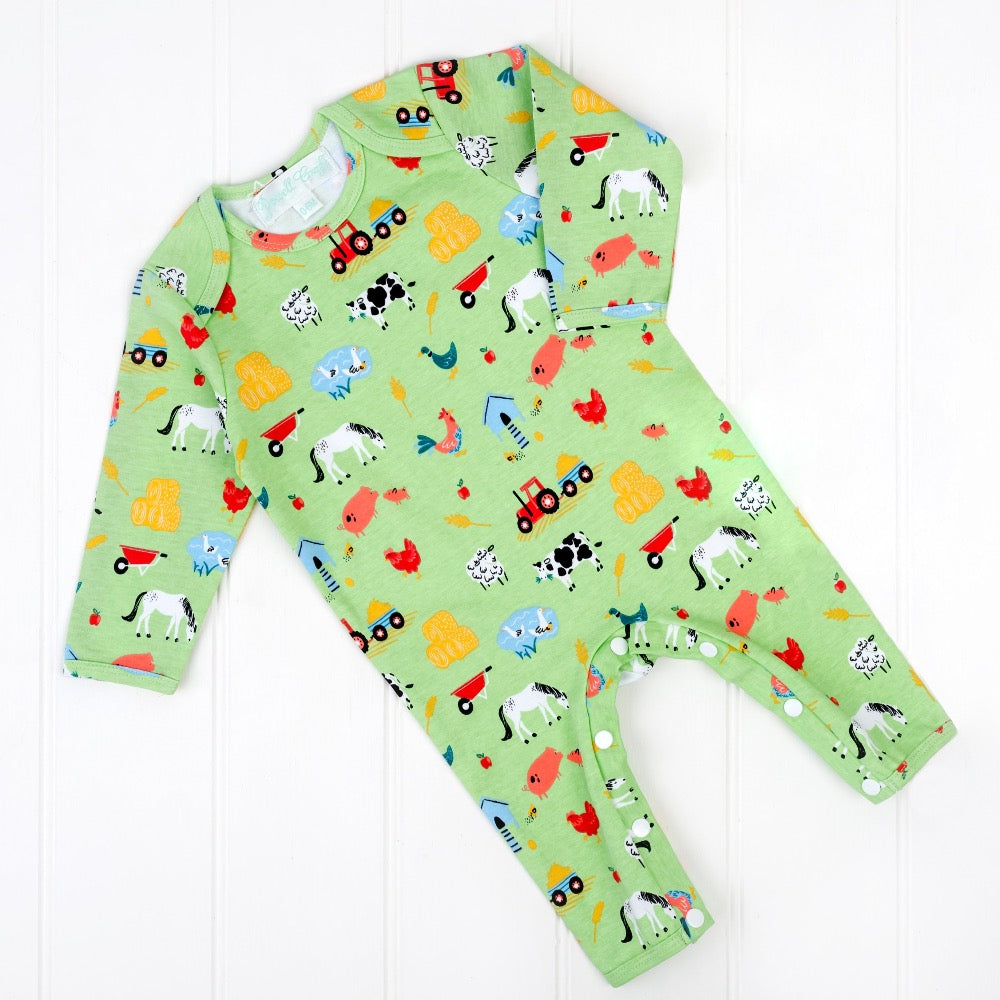Down on the Farm Sleepsuit by Powell Craft
