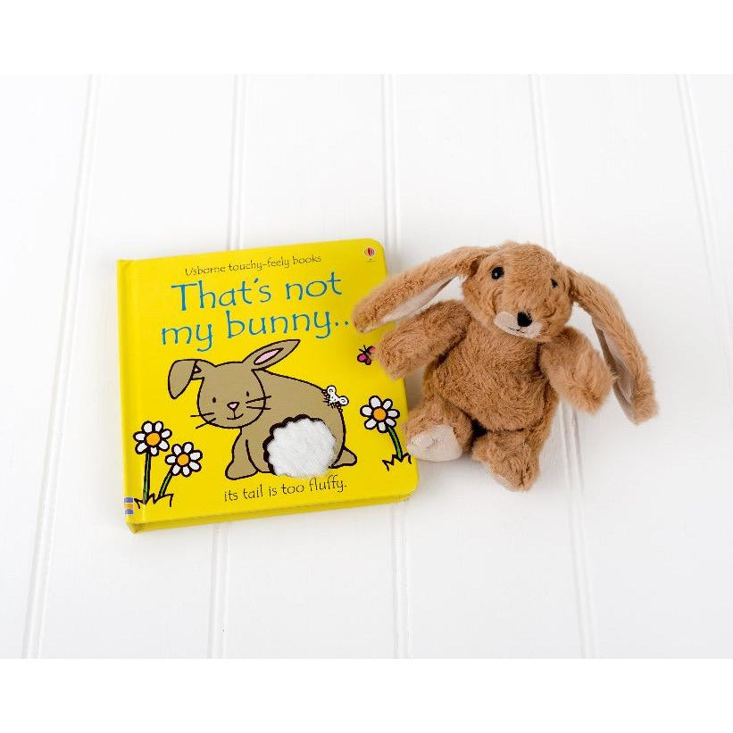that's not my bunny book and brown bunny soft toy | Cotswold baby Co