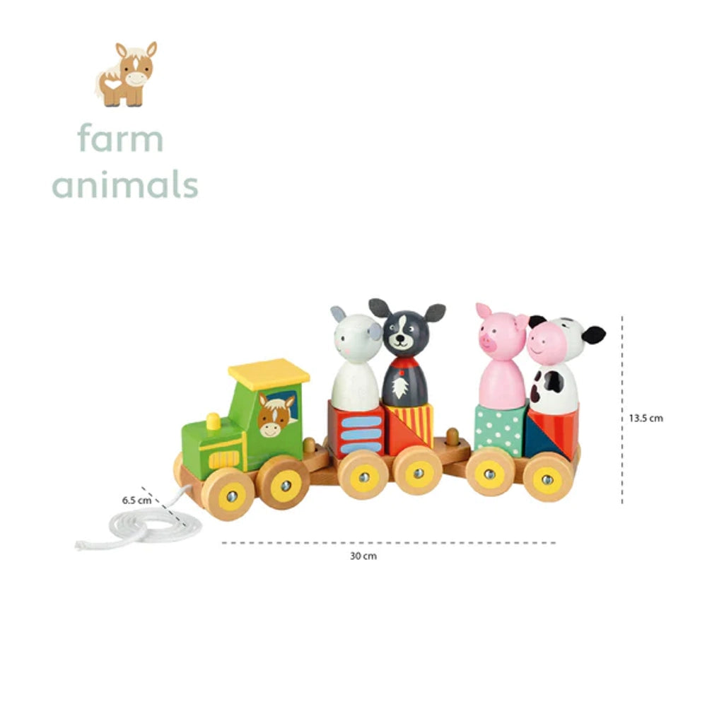 Farm Animal Train | Orange Tree Toys
