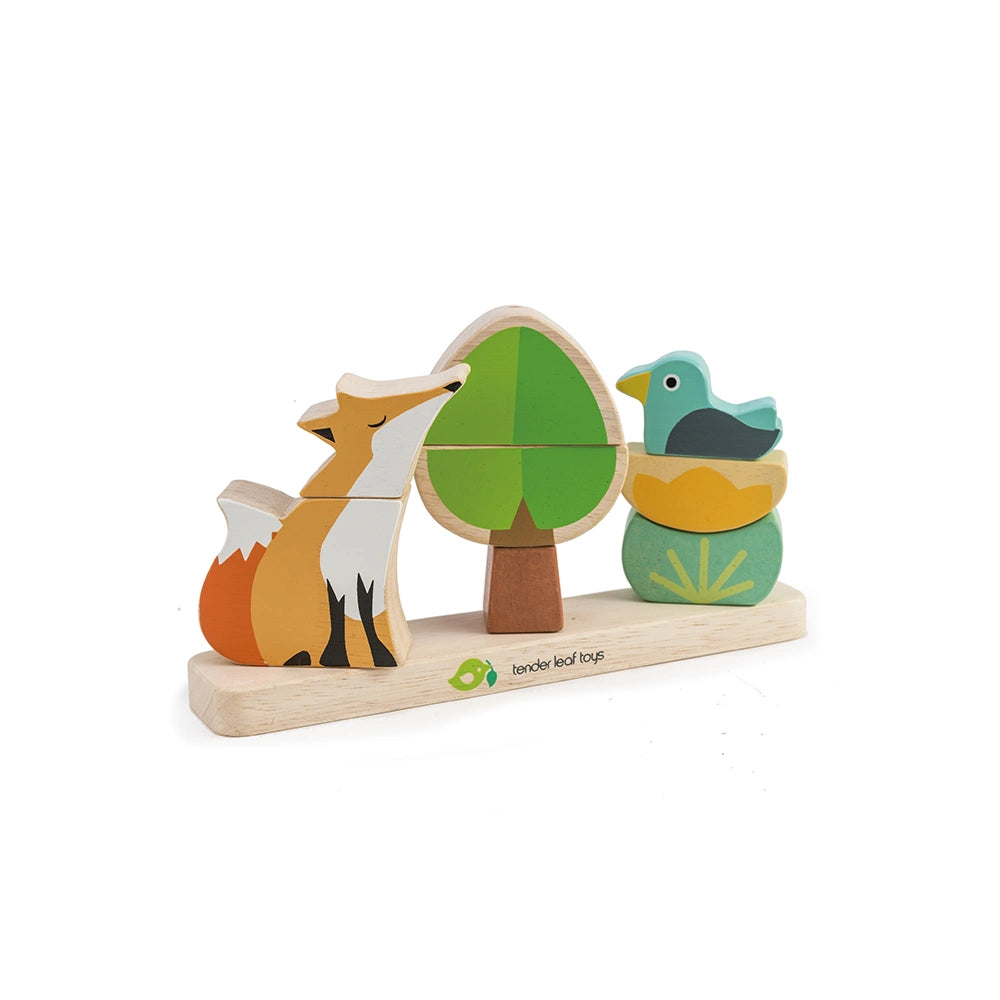 wooden fox stacker