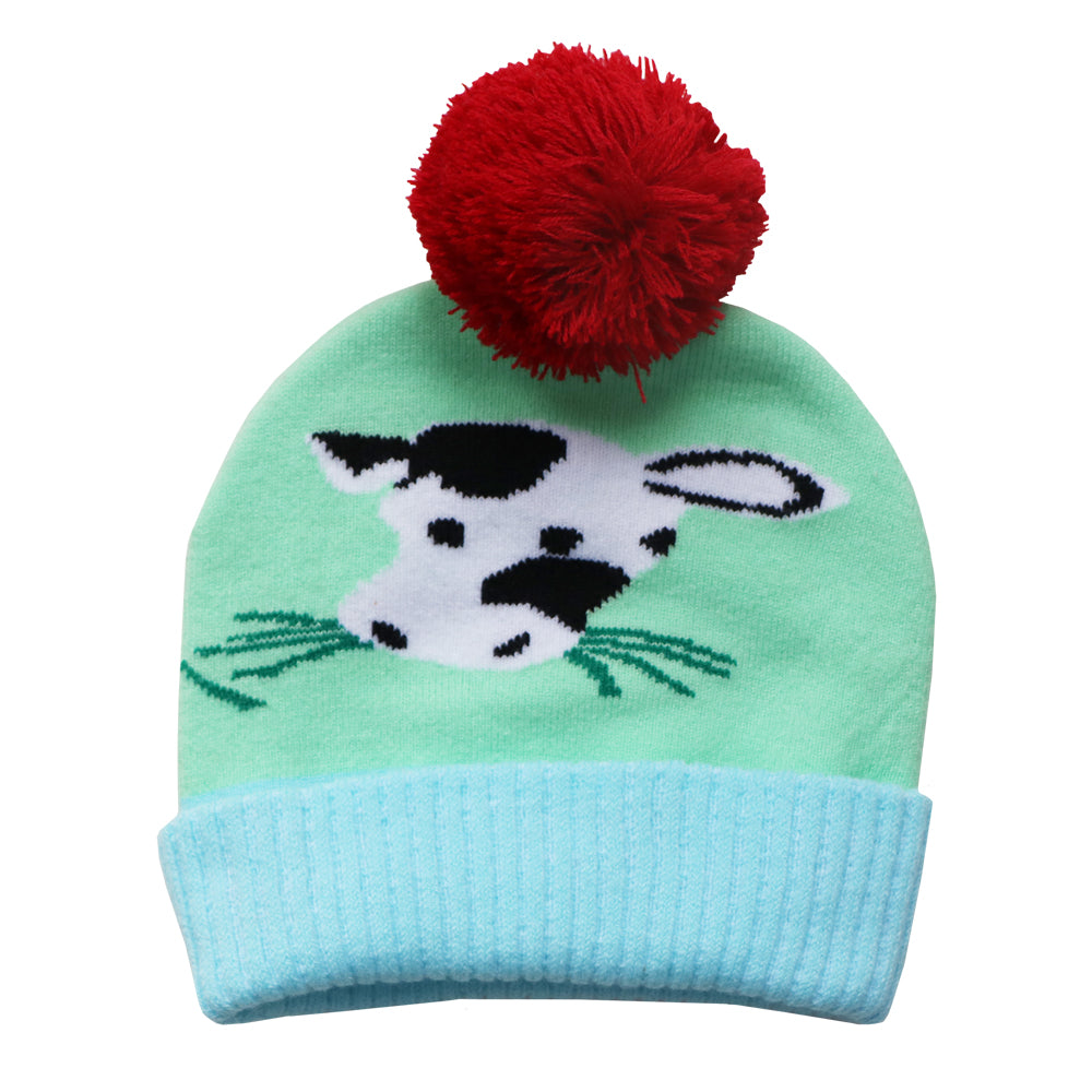 Farmyard Friends Bobble Hat by Powell Craft | Cotswold Baby Co