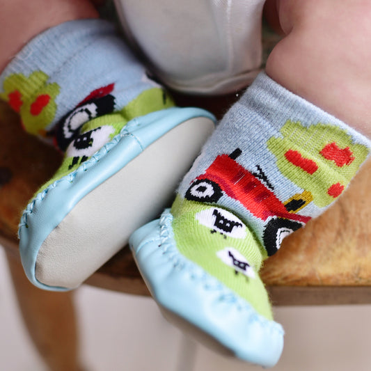 Sheep Moccasin Slippers - Cotswold Baby Co